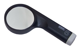 6x COIL Hi-Power Hand Magnifier